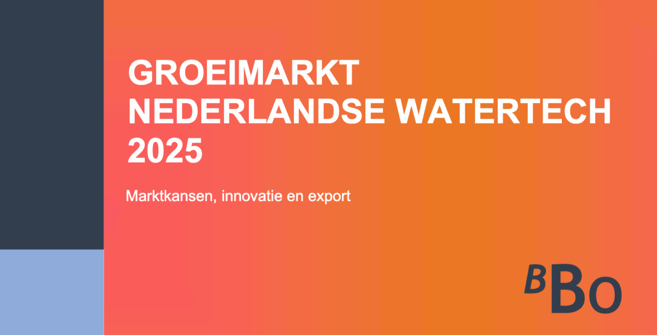 Rapport: groeikansen voor de Nederlandse watertech