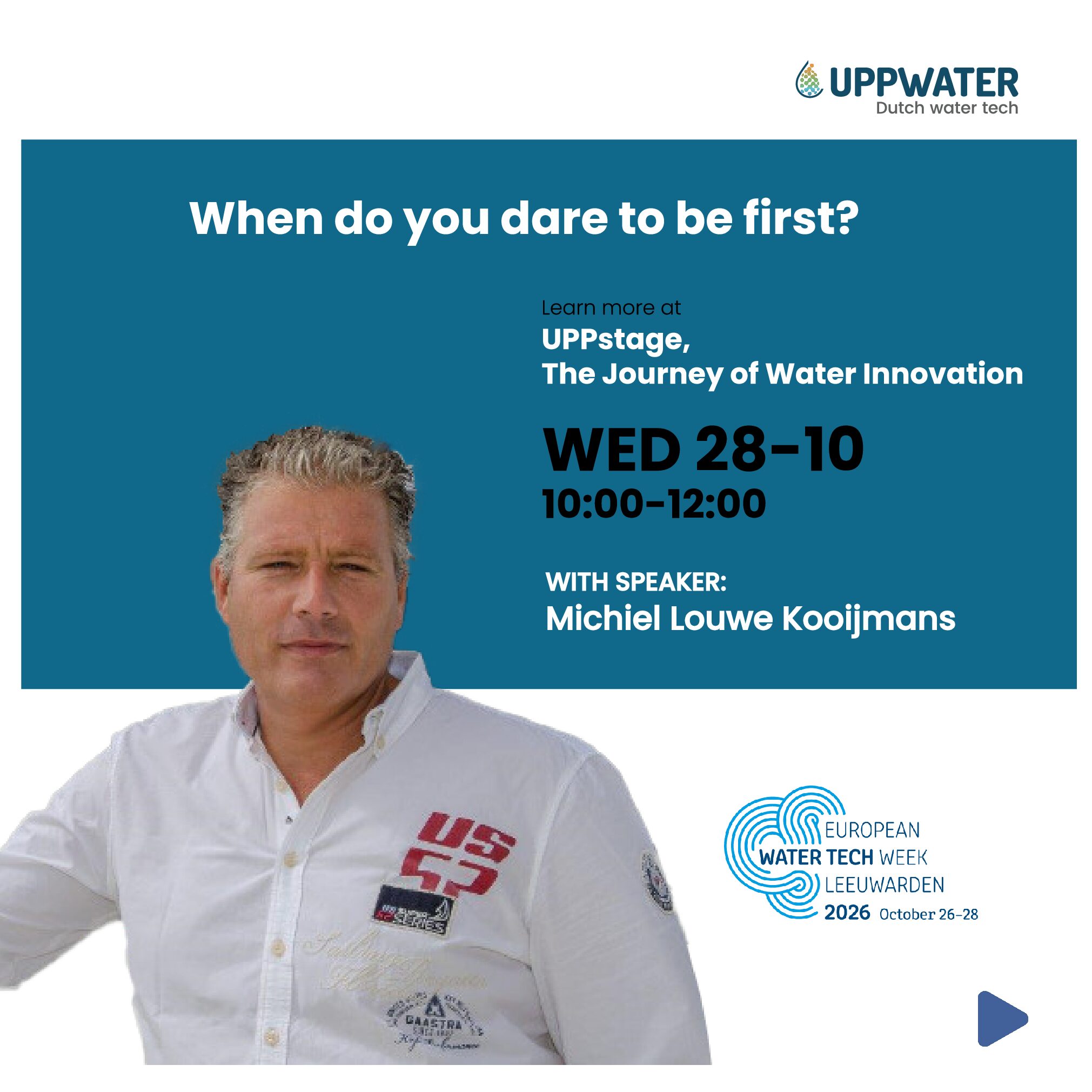 28 okt: UPPstage -The Journey of Water Innovation